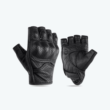 Windproof and Shock-Absorbing Fingerless Cycling Gloves
