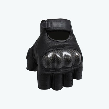 Sports & Outdoors Half-Finger Protective Leather Gloves