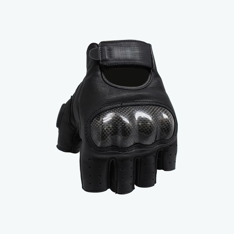 Sports & Outdoors Half-Finger Protective Leather Gloves