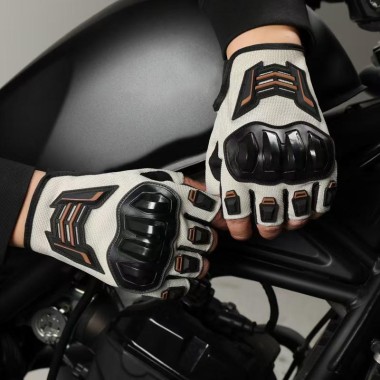 Breathable Non-slip Fingerless Motorcycle Riding Gloves