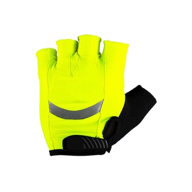Yellow-Gray Half-Finger Non-Slip Cycling Gloves