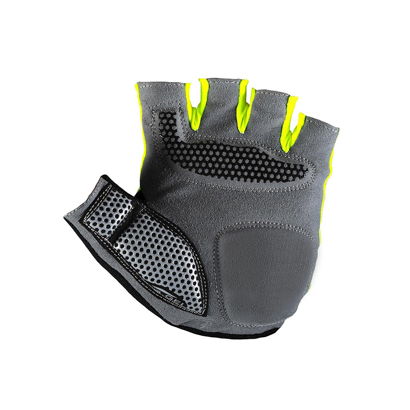 Yellow-Gray Half-Finger Non-Slip Cycling Gloves Yellow-Gray Half-Finger Non-Slip Cycling Gloves