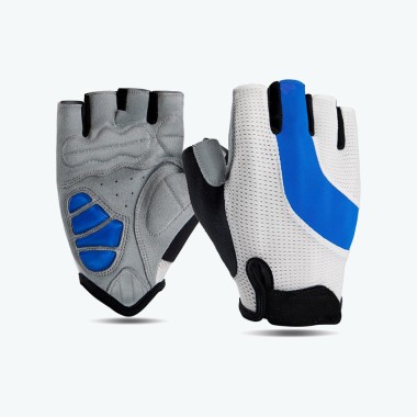 Road and mountain racing anti-slip and shock-absorbing gloves