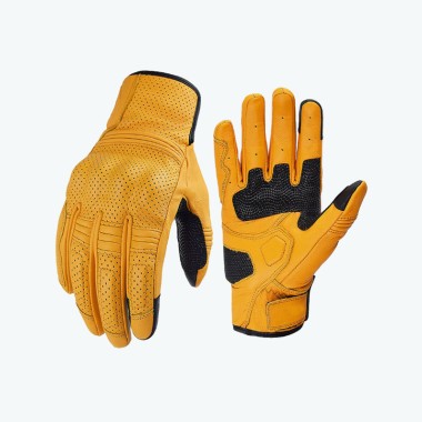 All-Season Non-Slip Leather Racing Gloves