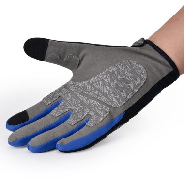 Outdoor Color-Block Non-Slip Off-Road Racing Gloves