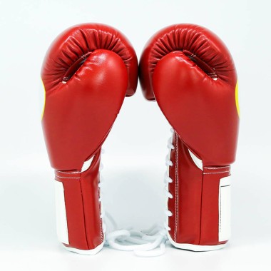 Designed PU Leather Boxing Gloves for Gyms