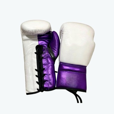 Luxury Professional Cowhide Lace-Up Boxing Gloves