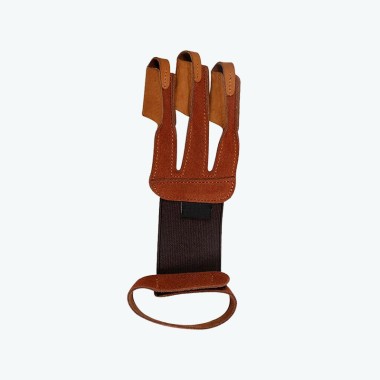 3 Finger Archery Suede Leather Gloves