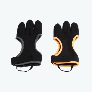 Two-Tone Stylish Three-Finger Archery Glove