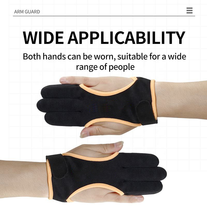 Two-Tone Stylish Three-Finger Archery Glove Two-Tone Stylish Three-Finger Archery Glove