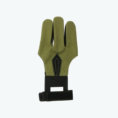 Minimalist Green Archery and Hunting Gloves