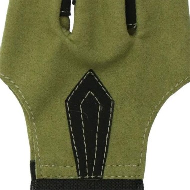 Minimalist Green Archery and Hunting Gloves