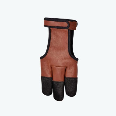 Genuine Leather Shooting Gloves with Reinforced Fingertips