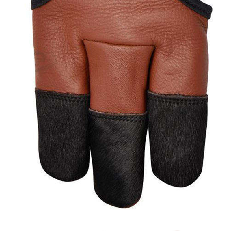 Genuine Leather Shooting Gloves with Reinforced Fingertips Genuine Leather Shooting Gloves with Reinforced Fingertips