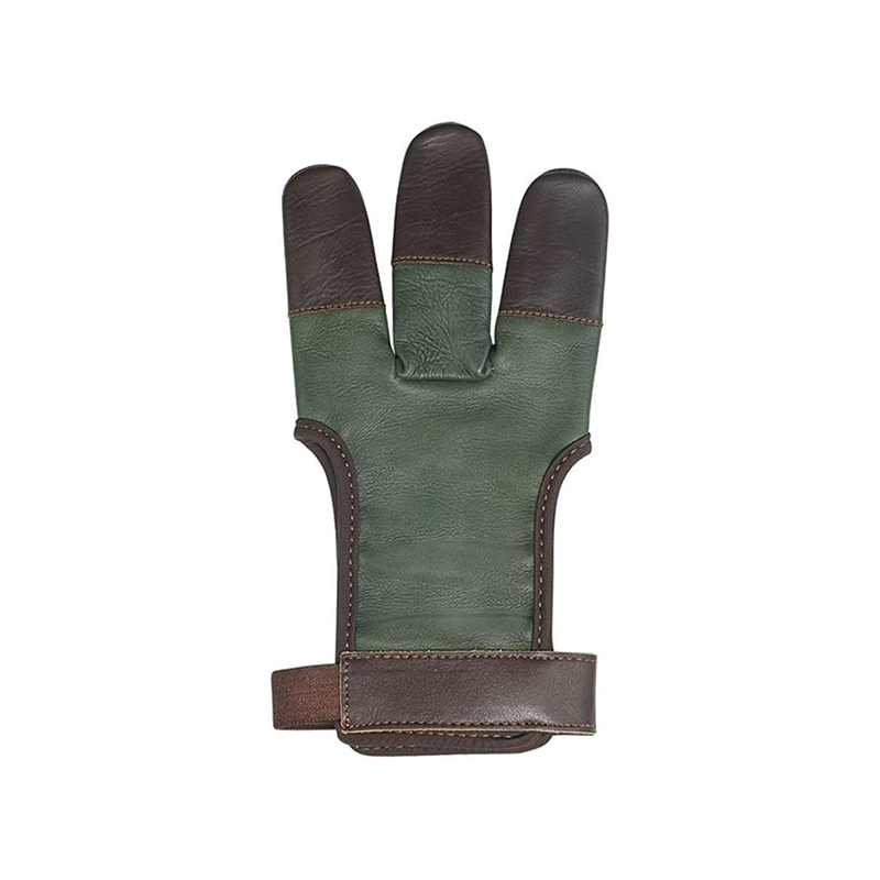 Green Leather Shooting Gloves Green Leather Shooting Gloves