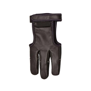 Premium Black Leather Shooting Gloves