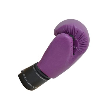 Professional Purple MMA Lace-up Gloves