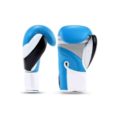 High-Quality Blue and White Boxing Gloves