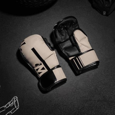 High-Quality Brown PU Training Boxing Gloves