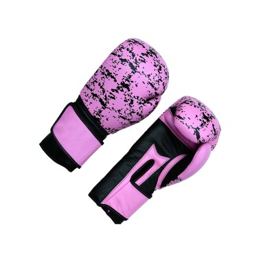 Pink Genuine Leather Boxing Gloves
