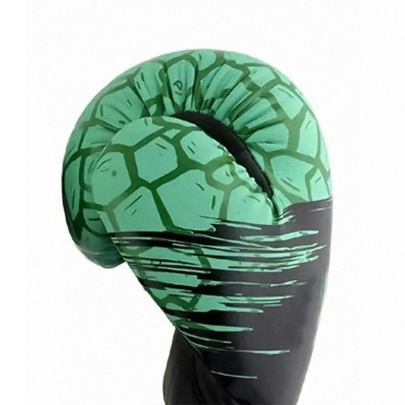 Black and Green Plaid Boxing Training Gloves Black and Green Plaid Boxing Training Gloves