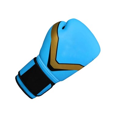 Sky-Blue Durable Boxing Gloves