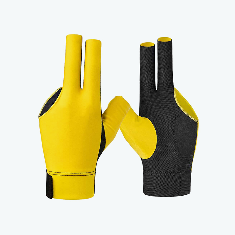 Two-Tone Three-Finger Snooker Glove