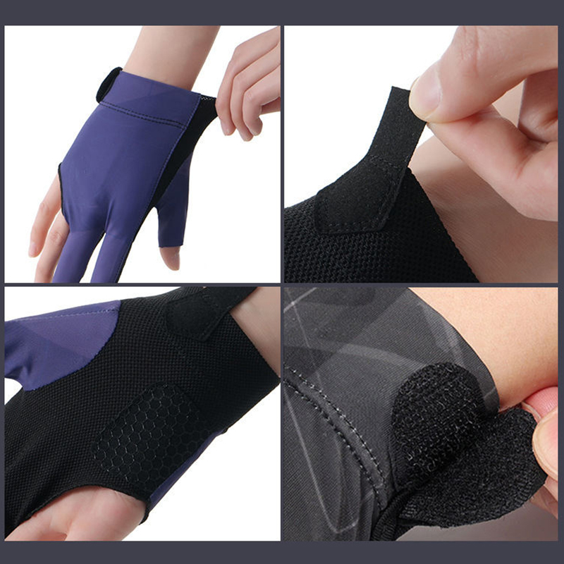 Breathable and Durable Grey Snooker Glove Breathable and Durable Grey Snooker Glove