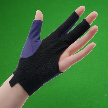 Breathable and Durable Grey Snooker Glove