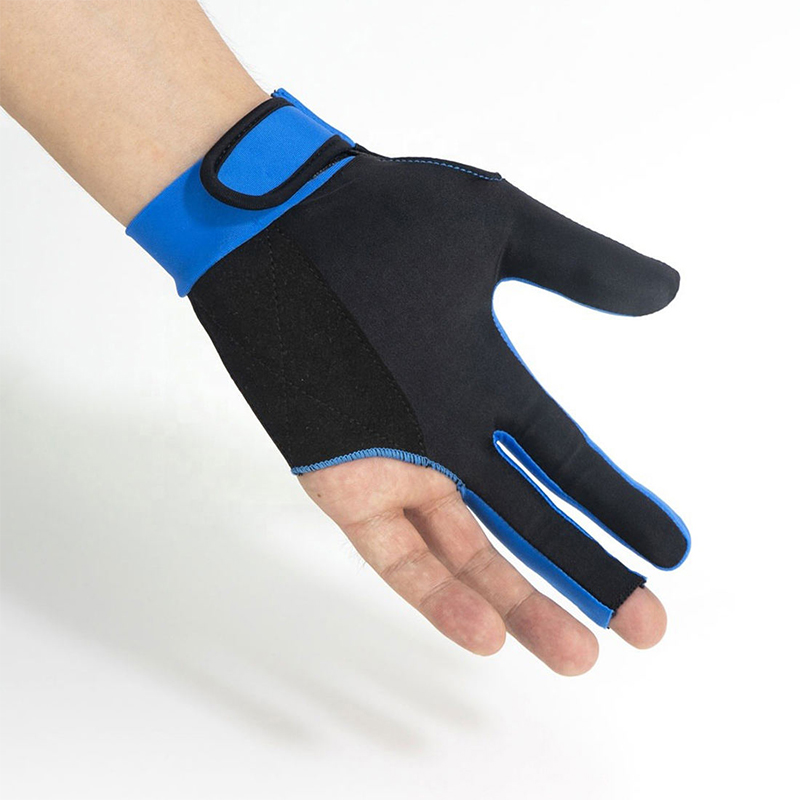 Three-Finger Two-Tone Velcro Snooker Glove Three-Finger Two-Tone Velcro Snooker Glove