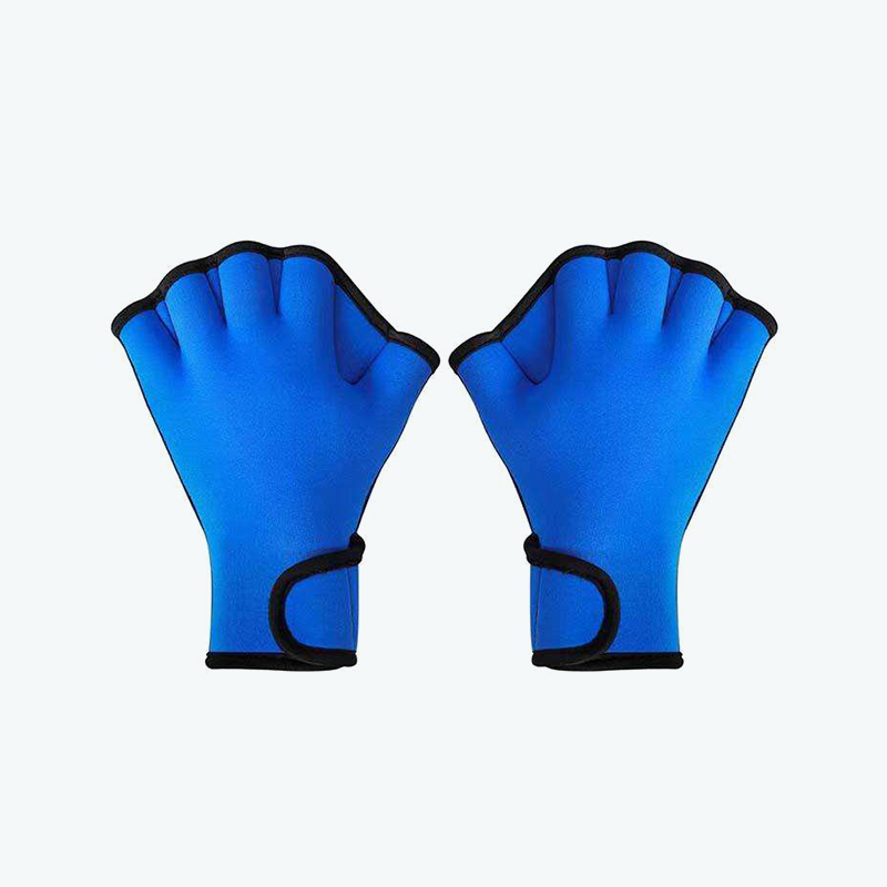 3mm Blue Fishing and Snorkeling Gloves