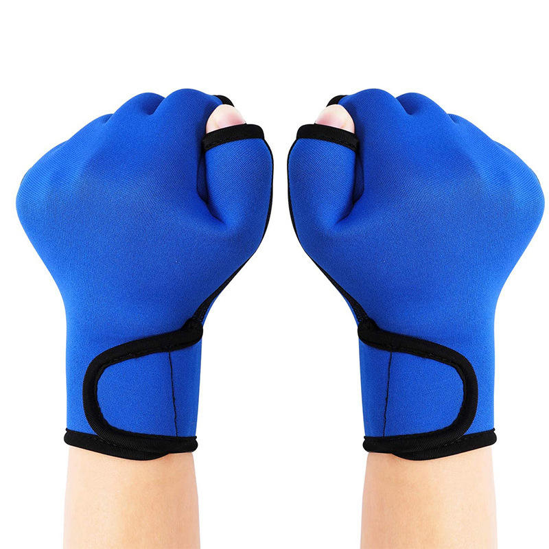 3mm Blue Fishing and Snorkeling Gloves 3mm Blue Fishing and Snorkeling Gloves