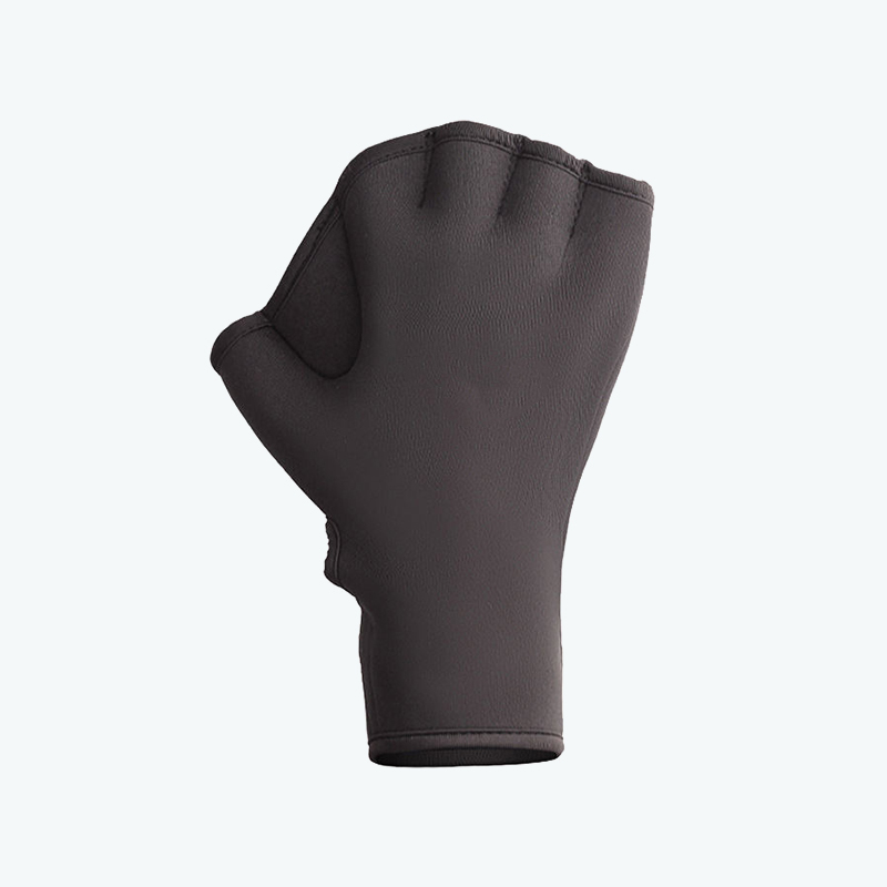 Waterproof Black Neoprene Fingerless Diving Gloves