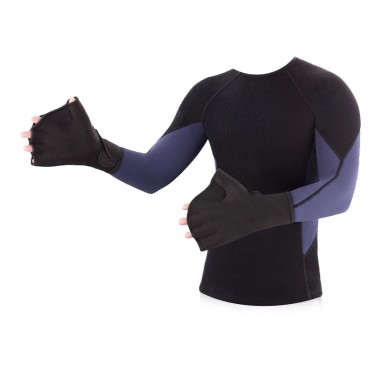 Waterproof Black Neoprene Fingerless Diving Gloves