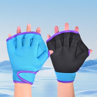 Green Webbed Diving Gloves